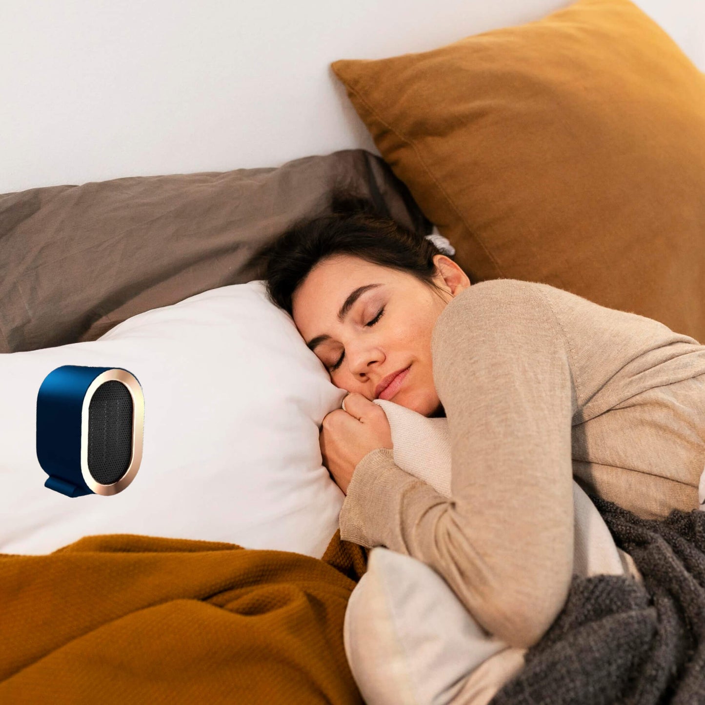 Compact Electric Ceramic Space Heater