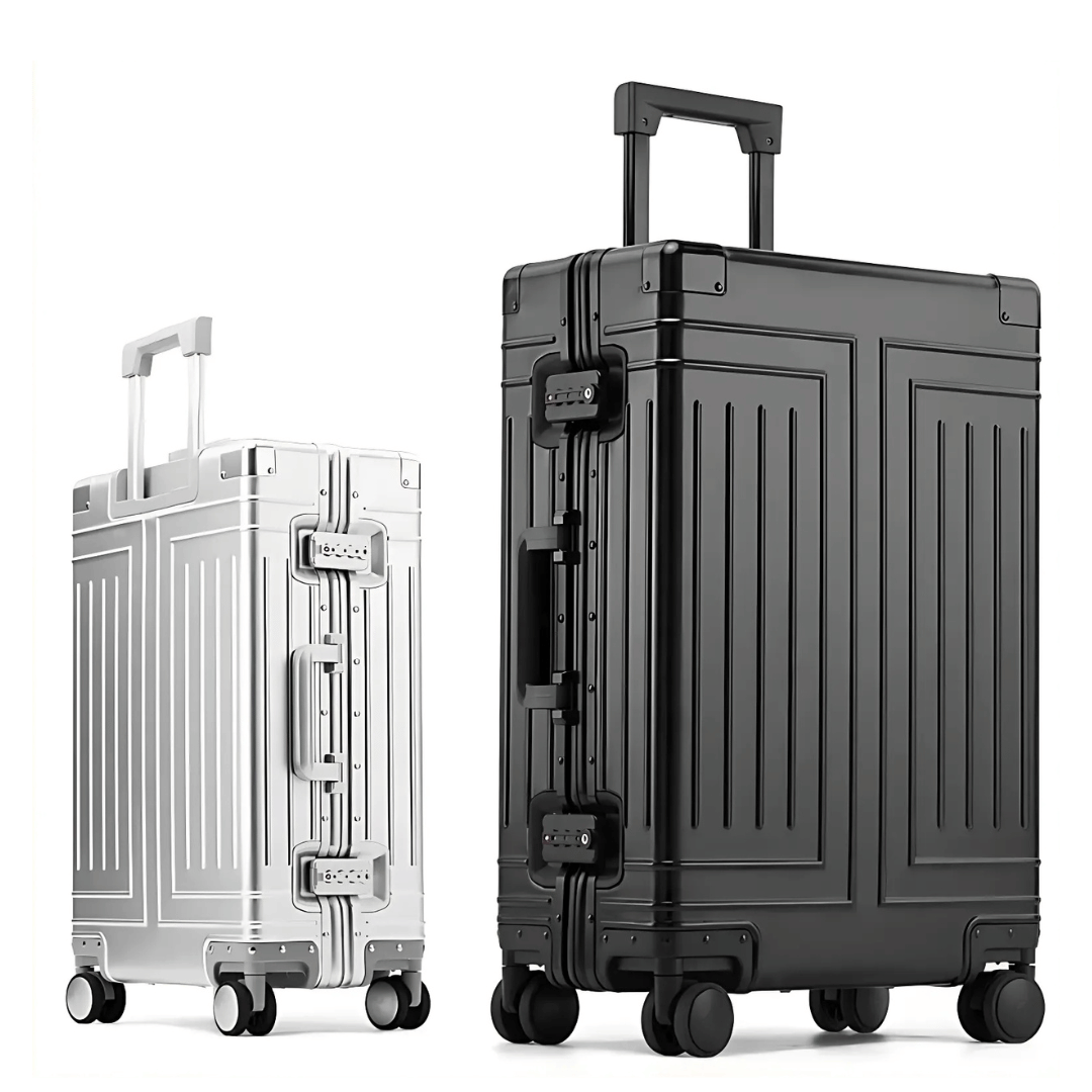 Luxury Aluminum Travel Suitcase – Emperor