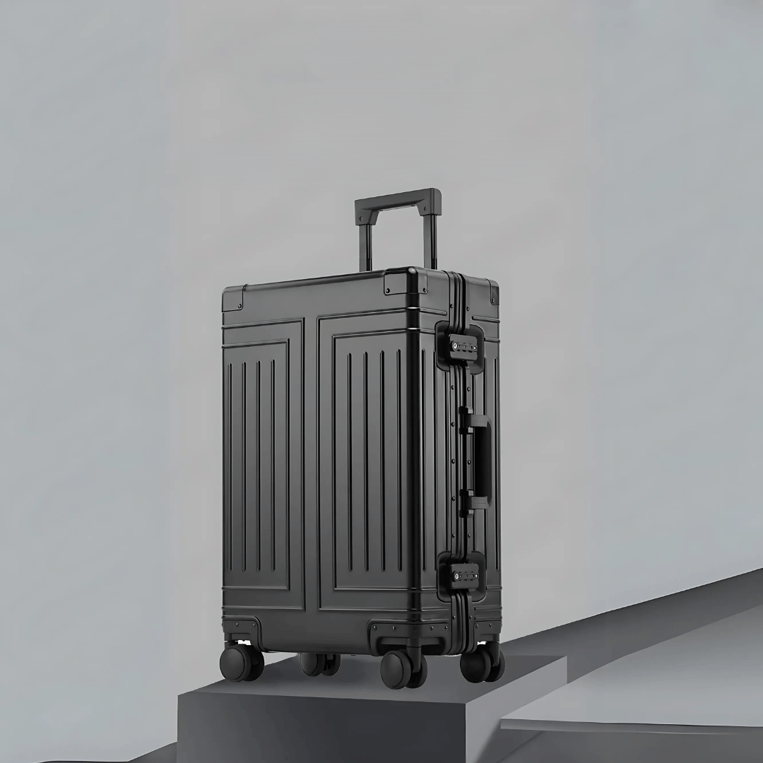 Luxury Aluminum Travel Suitcase – Emperor