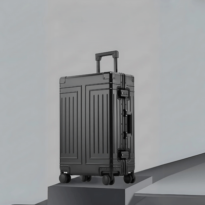 Luxury Aluminum Travel Suitcase – Emperor