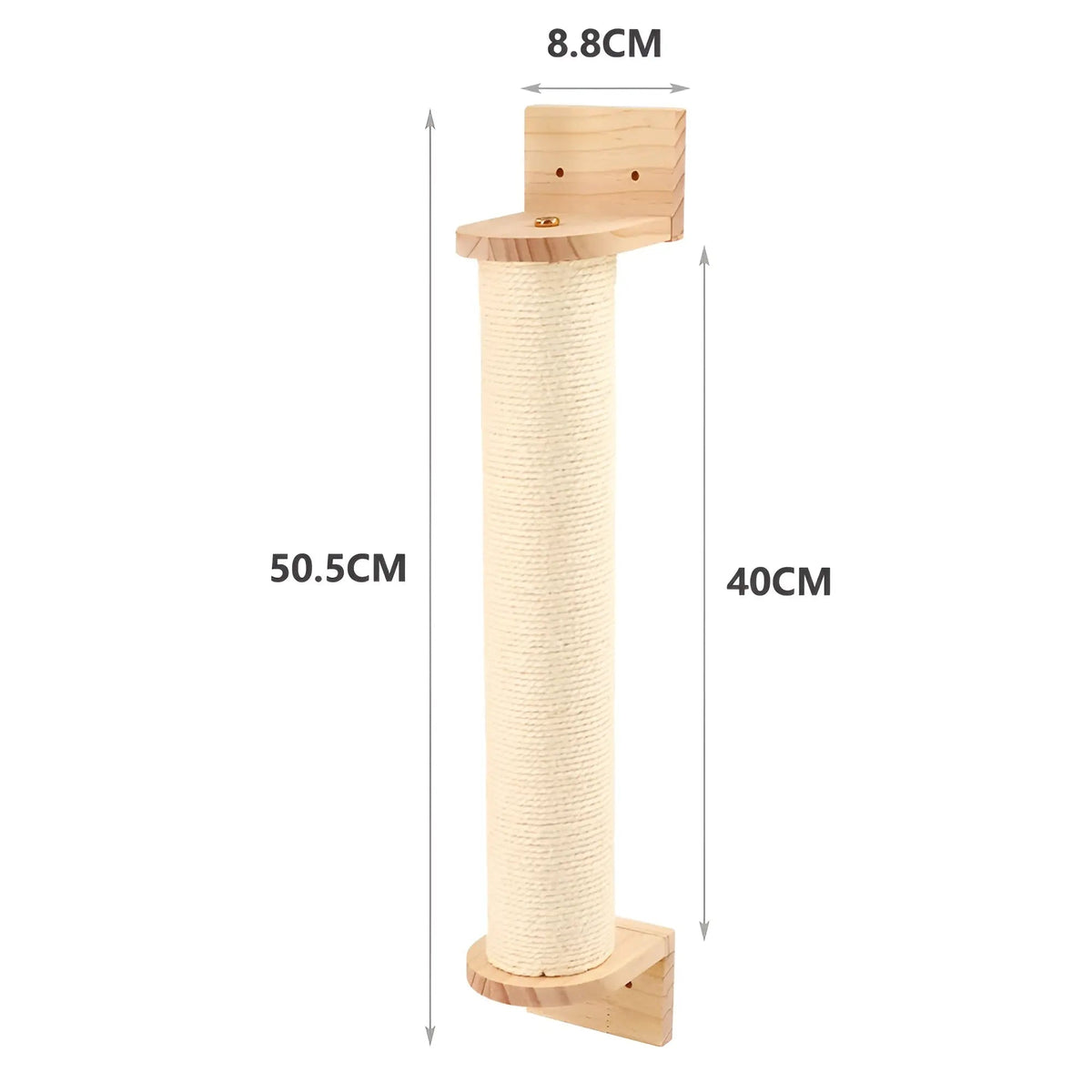 Cat Tower Wall Shelf with Scratch Pad