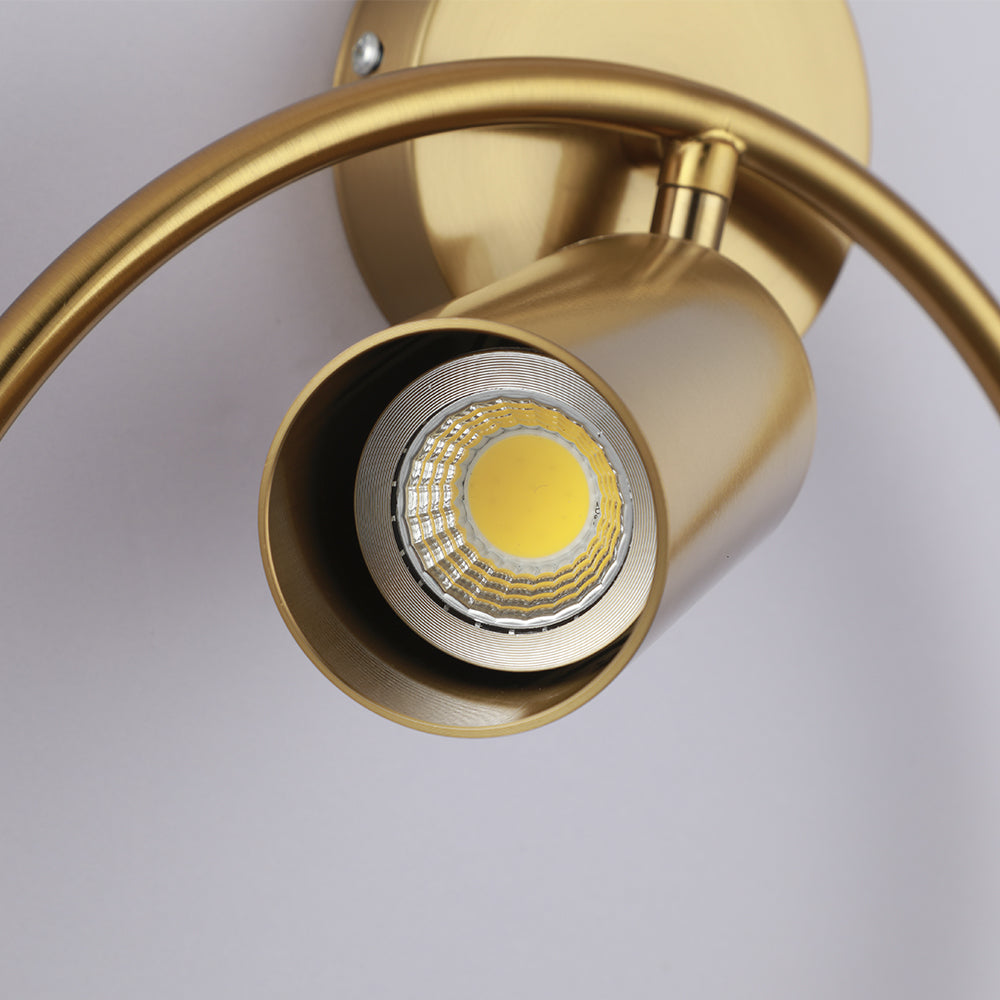 Luxurious Gold LED Wall Lamp