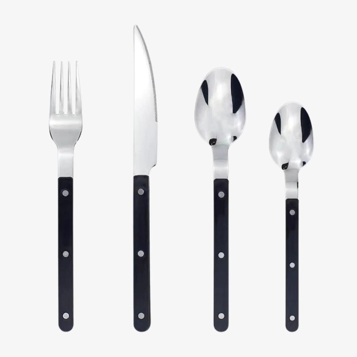 Personalized 24pc Stainless Steel Silverware Set - Yeezlab