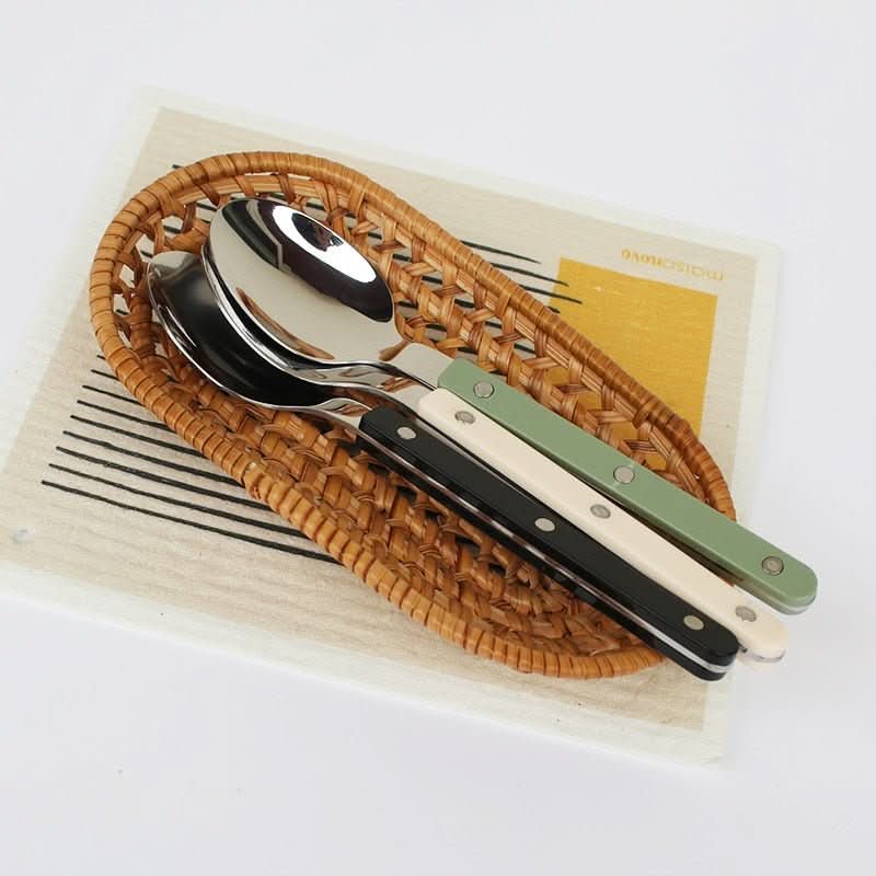 Personalized 24pc Stainless Steel Silverware Set