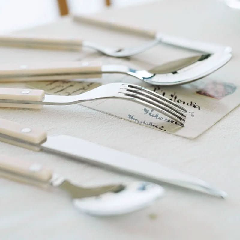 Personalized 24pc Stainless Steel Silverware Set