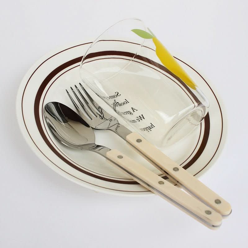 Personalized 24pc Stainless Steel Silverware Set