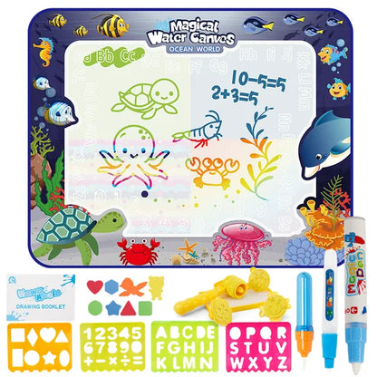 Colorful Kids Water Drawing Play Mat