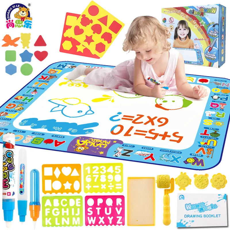 Colorful Kids Water Drawing Play Mat