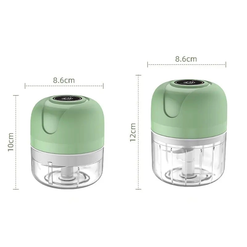 Portable Compact Food Chopper - Rechargeable Mini Processor