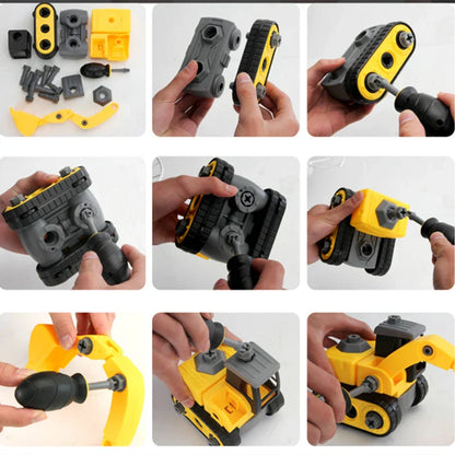 Fun Kids Construction Play Set with Vehicles