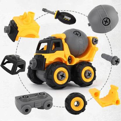 Fun Kids Construction Play Set with Vehicles