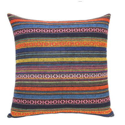 Colorful Global Pattern Throw Pillow Cover