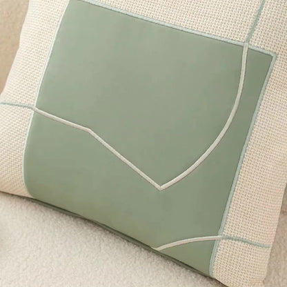 Decorative Pillow with Modern Stitch Pattern