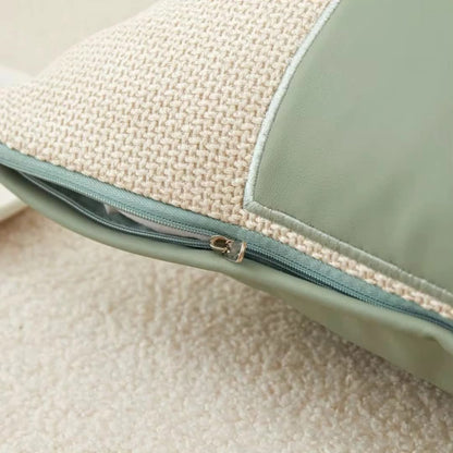 Decorative Pillow with Modern Stitch Pattern