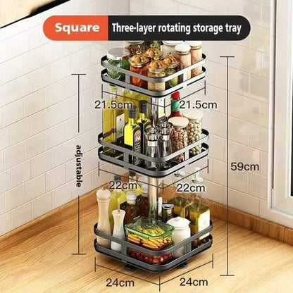 Adjustable 3 Tier Spice Storage Rack