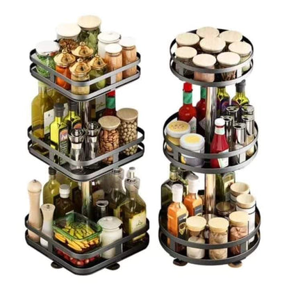 Adjustable 3 Tier Spice Storage Rack
