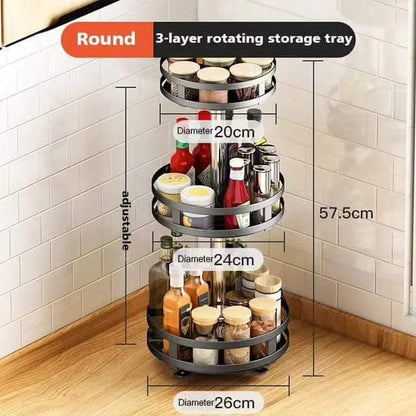 Adjustable 3 Tier Spice Storage Rack