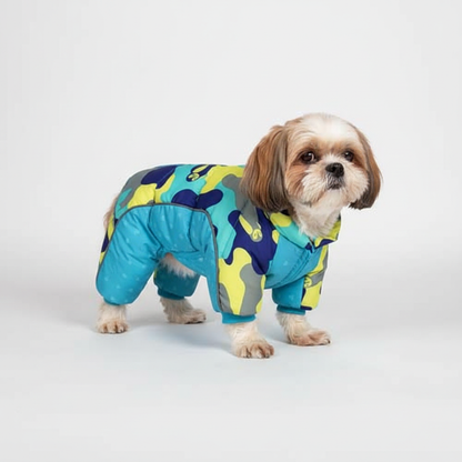 Cozy Insulated Dog Winter Coat with Reflective Stripes