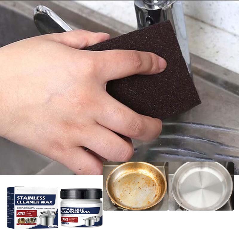 Powerful Nano Stainless Steel Polish Cleaner Wax