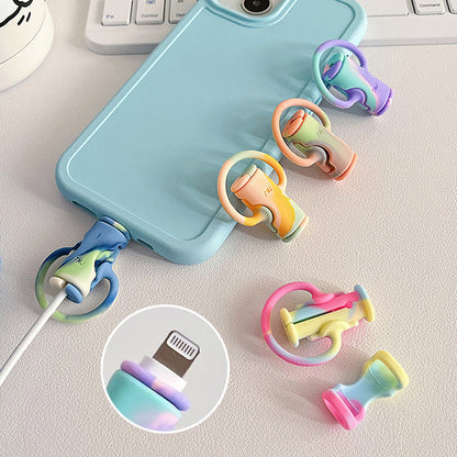 Flexible Dual USB Cable Protector - Yeezlab