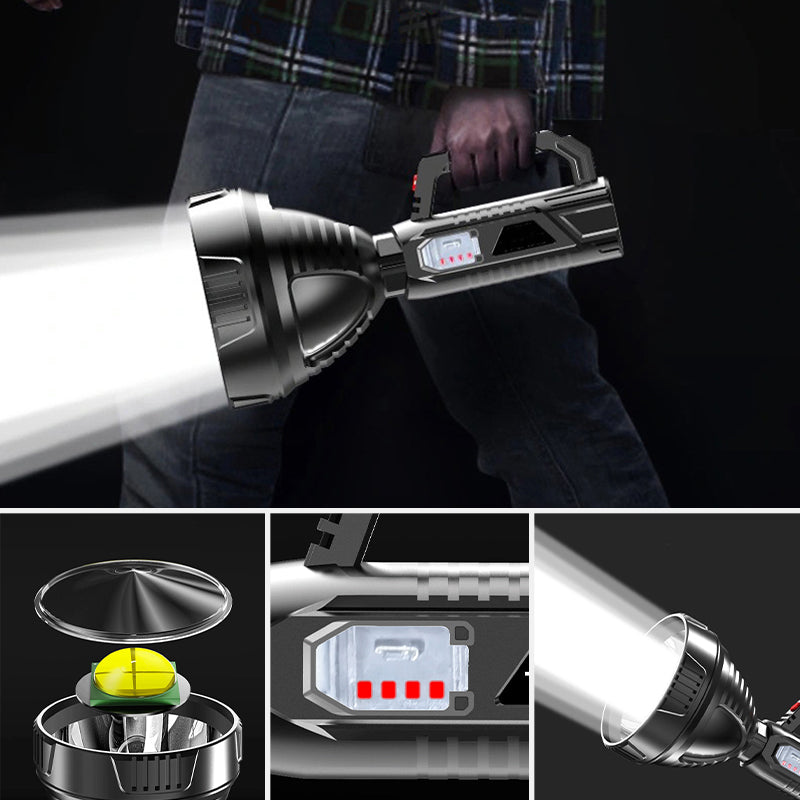 Portable LED Rechargeable Flashlight Torch