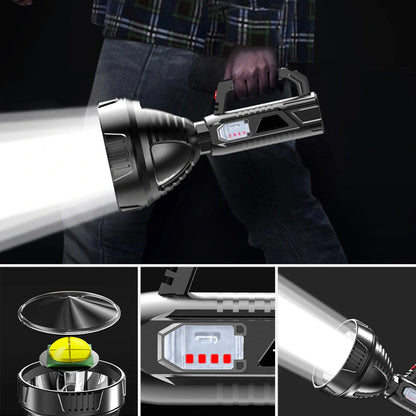 Portable LED Rechargeable Flashlight Torch