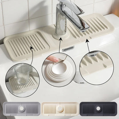 Waterproof Kitchen Sink Faucet Splash Mat