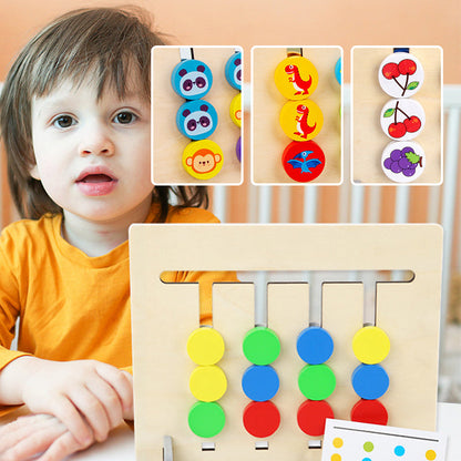 Double Sided Wooden Brain Teaser Puzzle