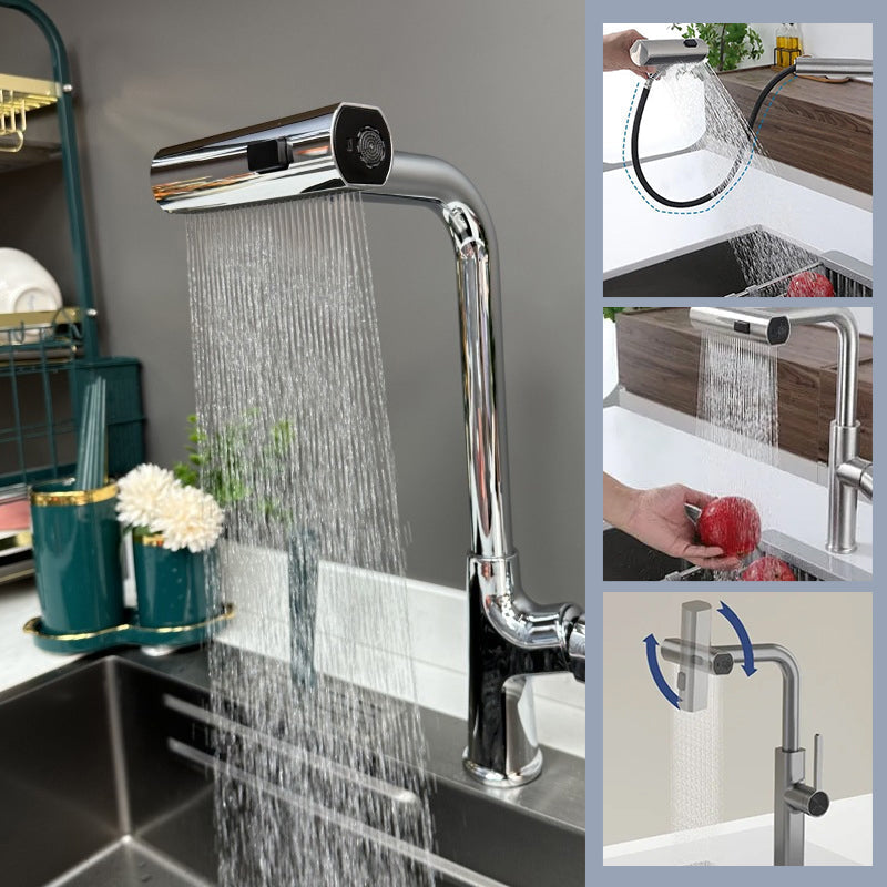 Stylish Contemporary Waterfall Kitchen Faucet