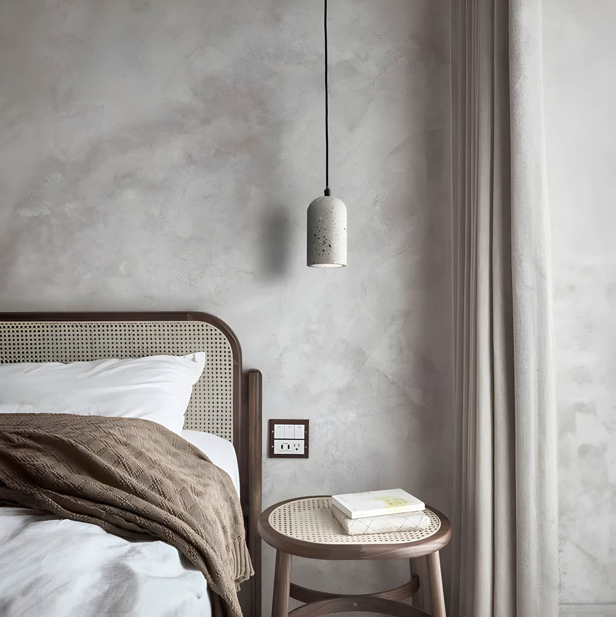 Edgy Concrete Pendant Light for Urban Homes