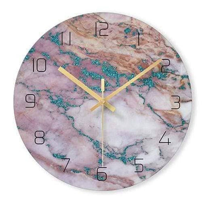 Luxury Marble Effect Wall Clock