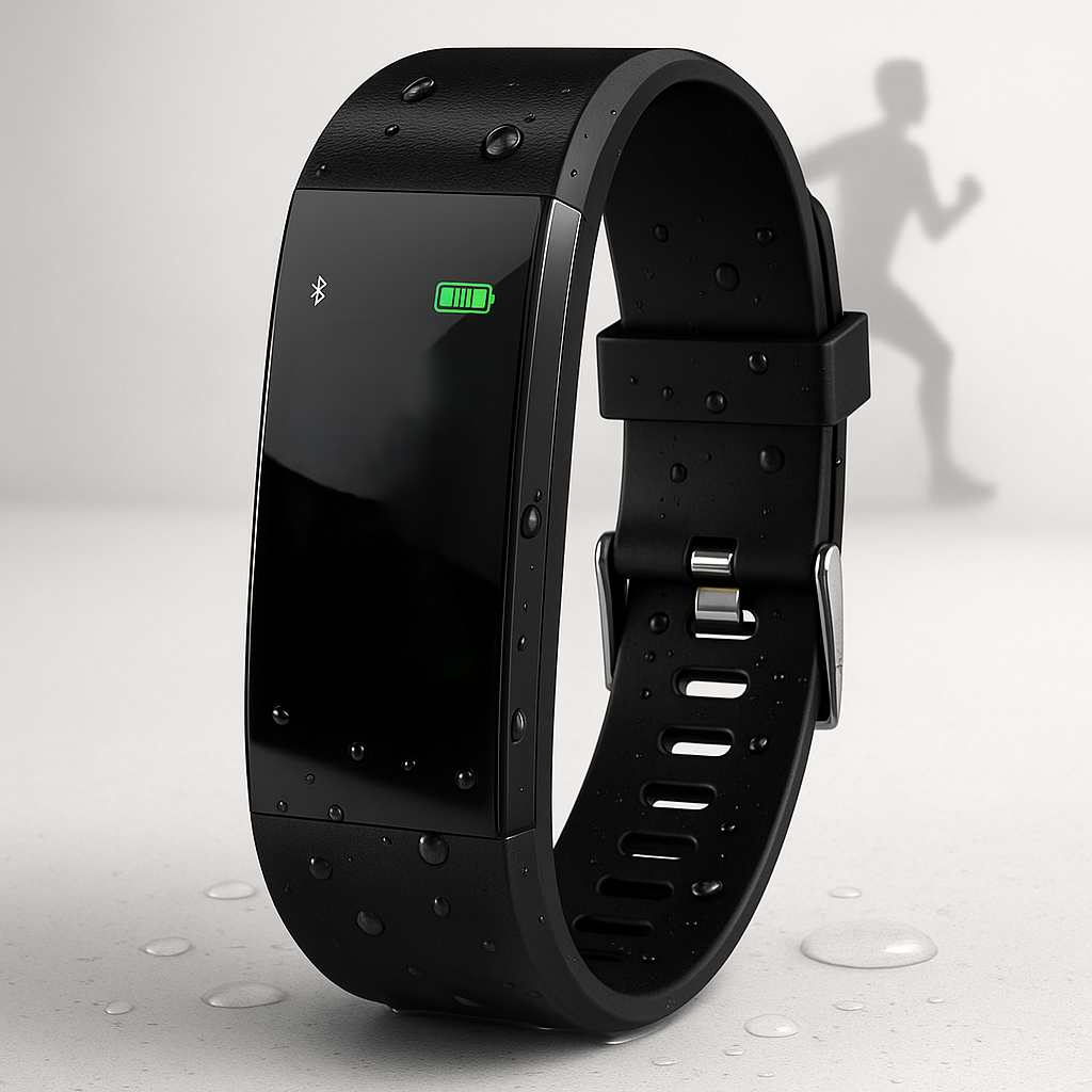 Sporty Waterproof Fitness Smartwatch TPU Band - Yeezlab