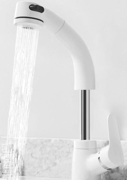 Yeezlab | FlexiStream Adjustable Bathroom Faucet Pull-Out Chrome Finish