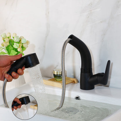 Yeezlab | FlexiStream Adjustable Bathroom Faucet Pull-Out Chrome Finish - Yeezlab
