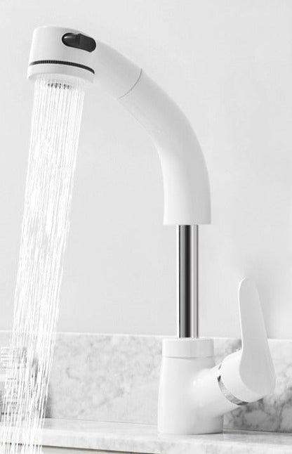 Yeezlab | FlexiStream Adjustable Bathroom Faucet Pull-Out Chrome Finish