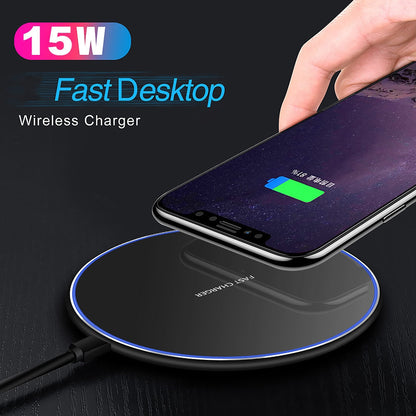 Quick Wireless Charging Pad for iPhone & Android