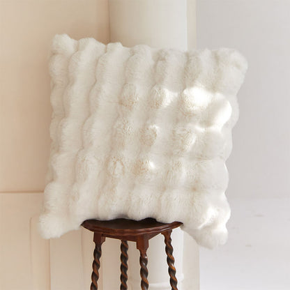 Luxurious Plush Double Layer Fake Fur Throw Blanket
