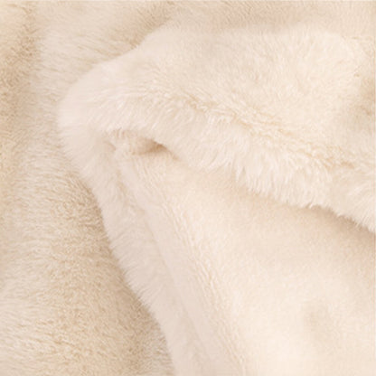 Luxurious Plush Double Layer Fake Fur Throw Blanket