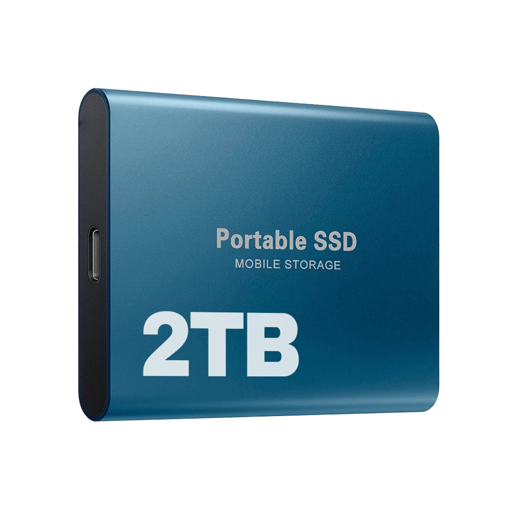 Fast 2TB External SSD Drive with USB-C