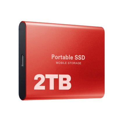 Fast 2TB External SSD Drive with USB-C