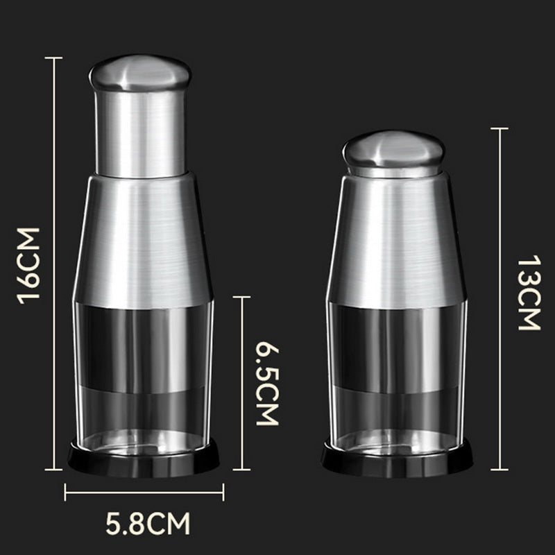Compact Manual Kitchen Food Chopper Cutter