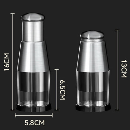 Compact Manual Kitchen Food Chopper Cutter