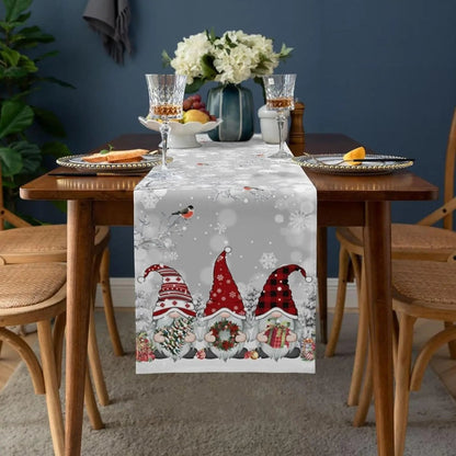 Holiday Snowflake Table Runner for Christmas Decoration - Yeezlab