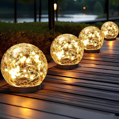 Outdoor Solar Powered Globe Lamp - Yeezlab