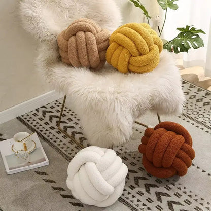 Soft Handmade Plush Throw Pillow