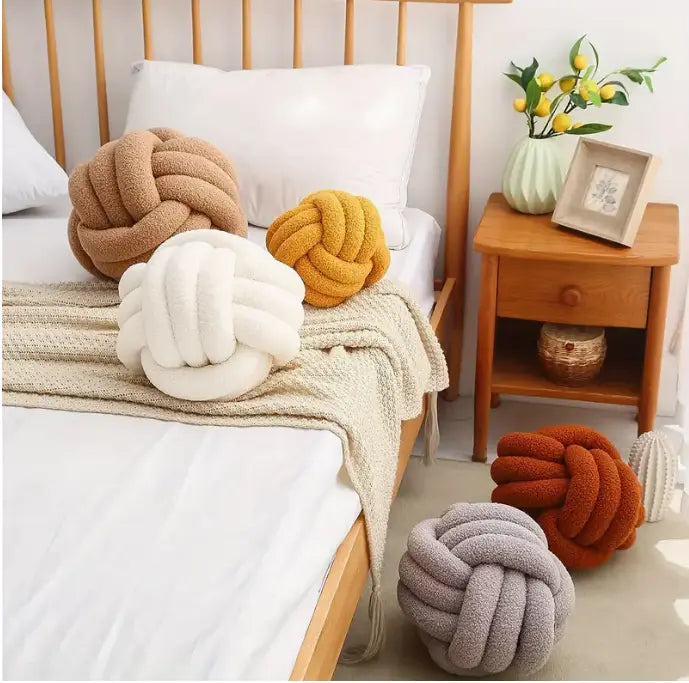 Soft Handmade Plush Throw Pillow