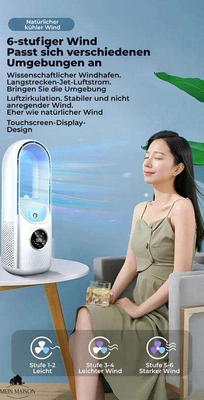 Portable USB Desk Fan Silent Cooler with Timer