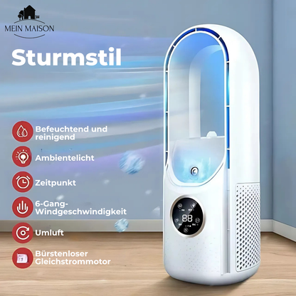 Portable USB Desk Fan Silent Cooler with Timer
