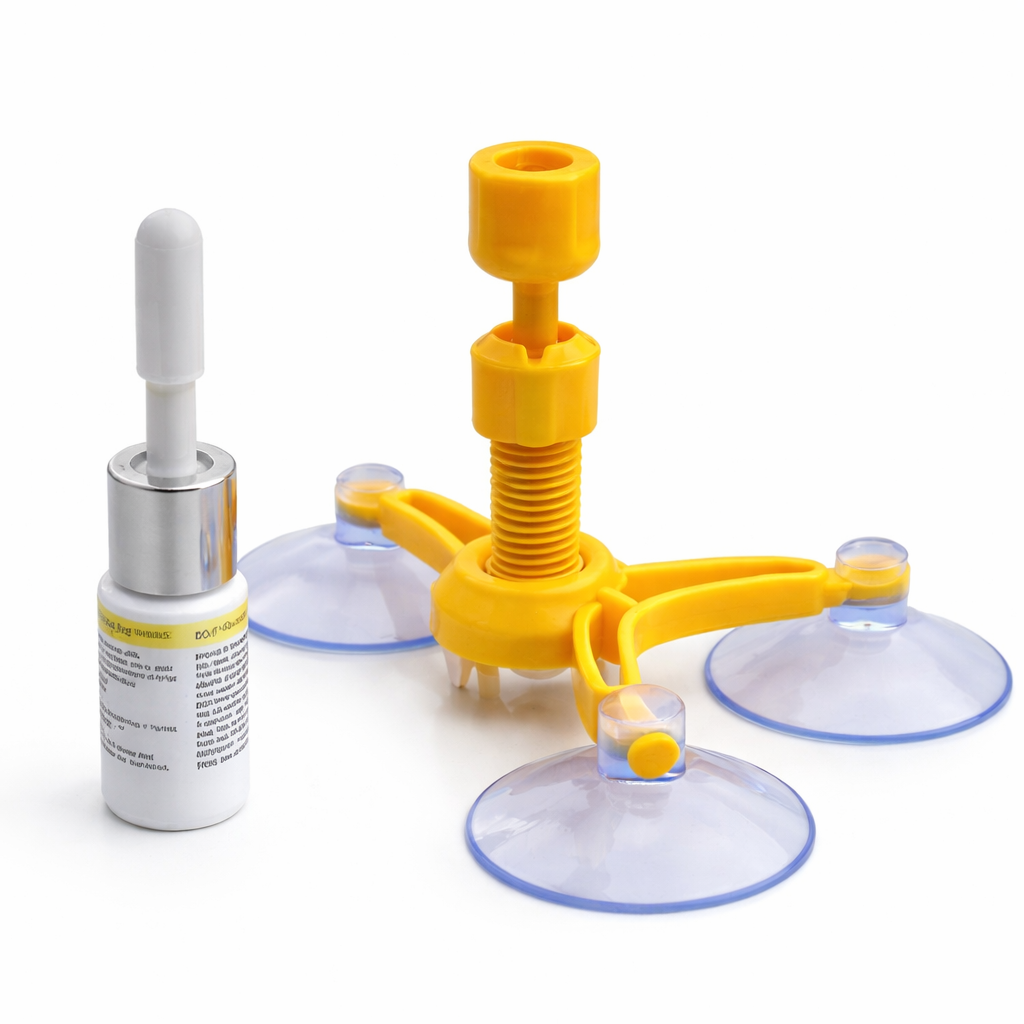 Glass Repair Kit for Windshield and Window Cracks