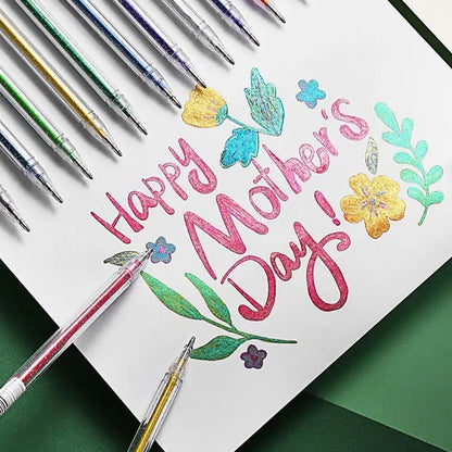 Colorful Gel Pen Set for Journaling & Art Designs